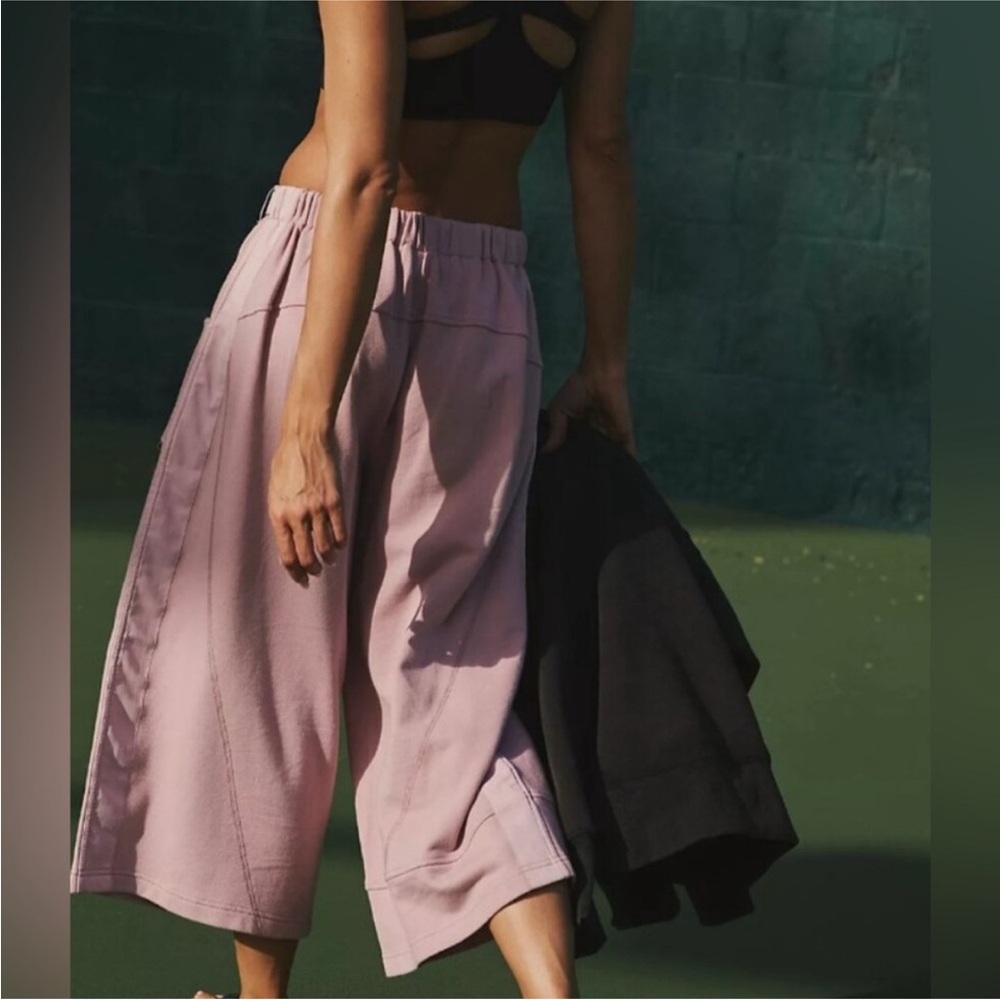 NWT Free People Ollie Pants in Vanilla Fig Size XL - Picture 4 of 8